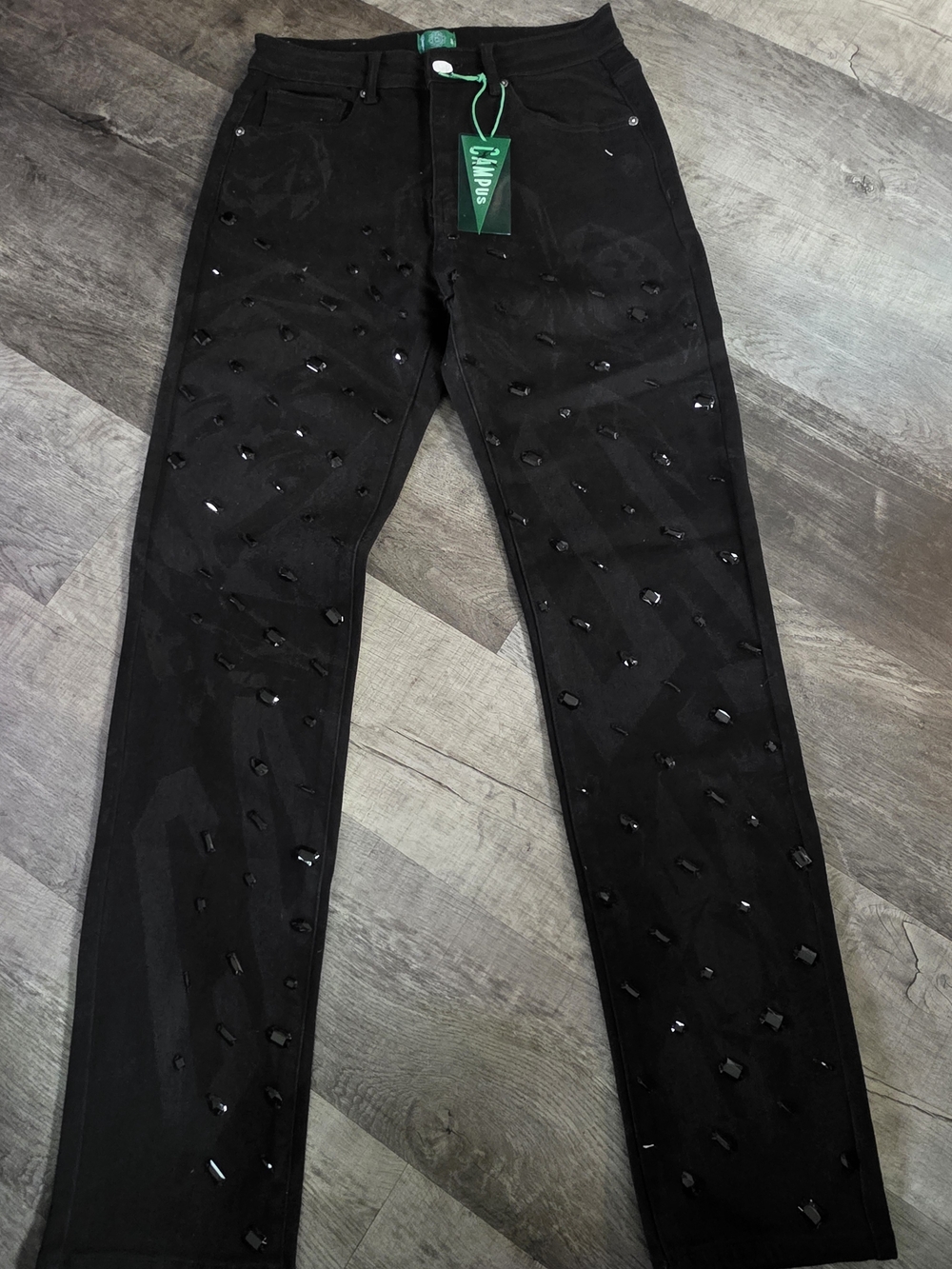 The Campus Los Angeles "Crystal Mind Denim" jeans